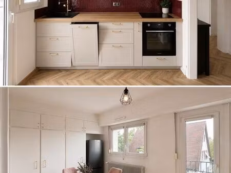 appartement meublé 62m2 + garage durée 6mois/1an