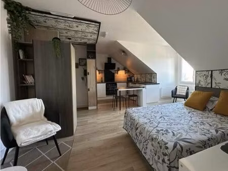 ◊ studio meublé 33m² avec parking – nantes quartier st-jacques/saint sébastien sur loire (