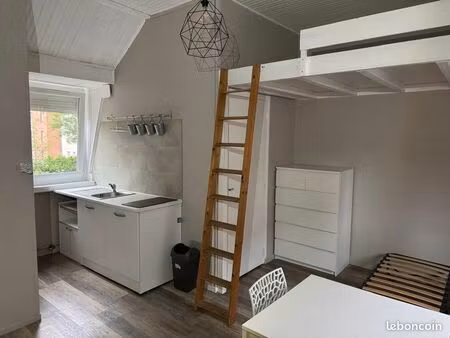 studio meublé - wazemmes