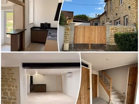 maison avec extérieur - 3 ch - entièrement rénové