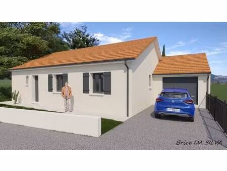 terrain avec maison neuve à vendre