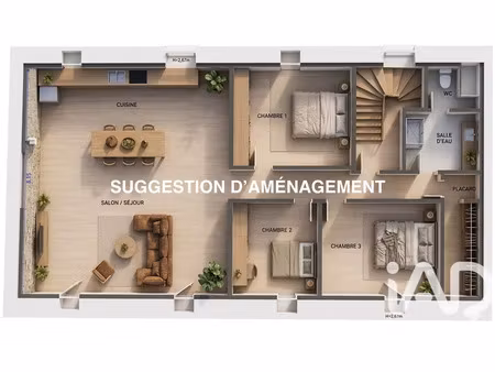 vente appartement 1 pièce 115 m² betton (35830)