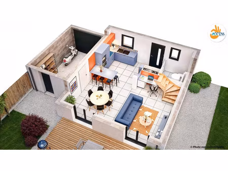 vente maison 5 pièces 77 m² la chapelle-chaussée (35630)