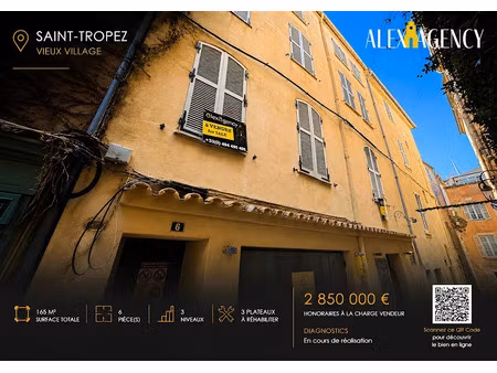 vente appartement 6 pièces 165 m² à saint-tropez (83990)  2 850 000 €