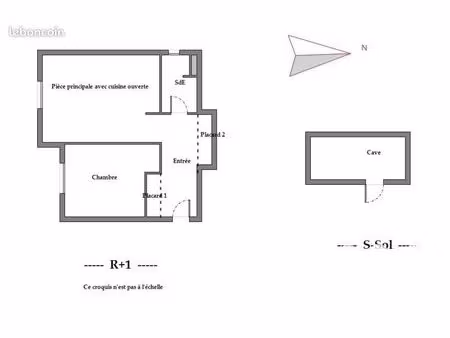 appartement 2 pièces 25 m²