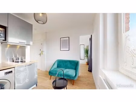 t1 bis de 22 m² quartier calme et résidentiel
