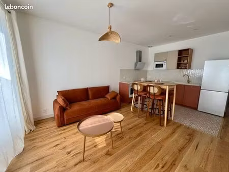 appartement t2 45m2 avec parking - centre-ville