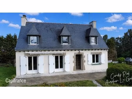 guegon - 130 m² habitables  4 chambres  sous-sol complet  terrain 3000m²