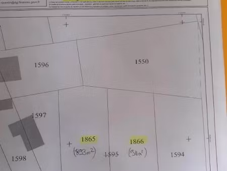 vente terrain à batir 911 m² à flavy-le-martel (02520)  32 160 €