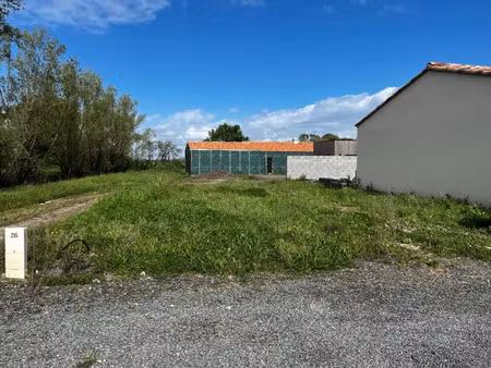 vente terrain 567 m² à grand'landes (85670)  63 000 €