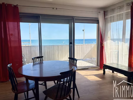 exclusivité t3 front de mer en première ligne avec vue mer