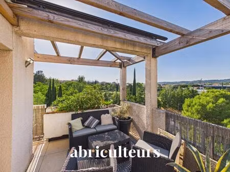 rare: charmant appartement de 85m² avec vue dégagée et terrasse de 31 78m² - jas de bouffa