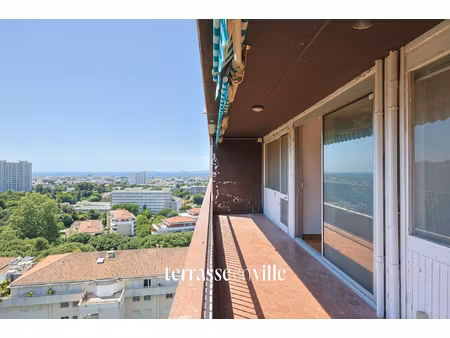 mazargues - t4 - 111m2 - terrasse - vue - garage