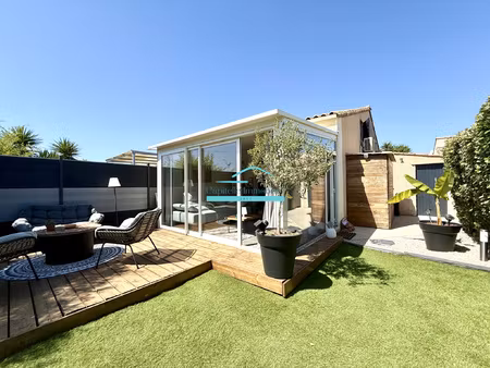vic-la-gardiole maison rénovée avec jardin  terrasse sans vi