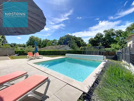 maison rénovée 195m²  5 chambres  appartement rdc  jardin  piscine  villefranche de laurag