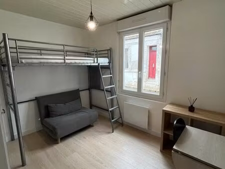 a louer - studio meublé de 13 m²  quartier victor hugo à angoulême