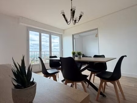 t4 meublé 73 m² – 2 chambres – entièrement meublé – très lumineux
