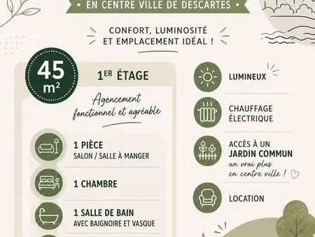 appartement lumineux 1 er étage