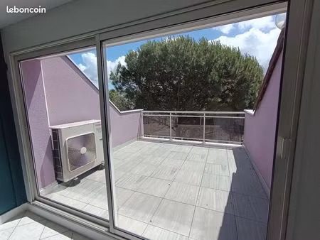 quartier republique-mangin - duplex 120 m² au sol -terrasse - 3 chambres - bureau mezzanin
