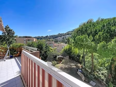 location meublée - menton val de gorbio - beau 2 pièces avec terrasse et parking