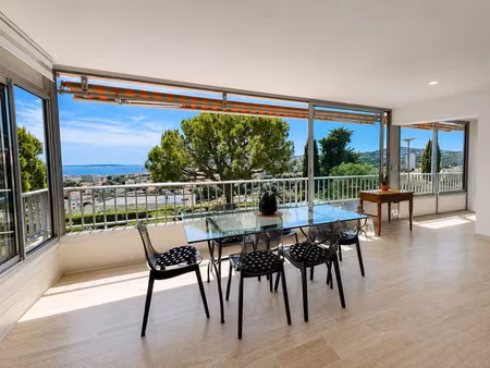 antibes – secteur badine autirchiens | 4 pièces avec vue mer panoramique