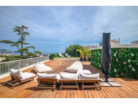 superbe rooftop 4p avec terrasse de 280 m2 - piscine  garage + studio indépendant - fabron