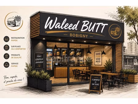fonds de commerce à vendre bobigny 2 pièce(s) 98m2 383 600€
