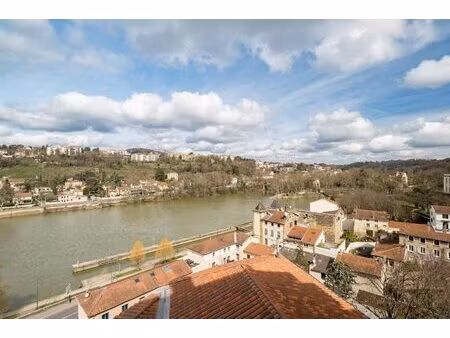 duplex au dernier étage avec ascenseur  vue saone