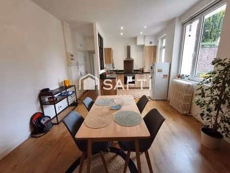 appartement t3 en rdc avec jardin