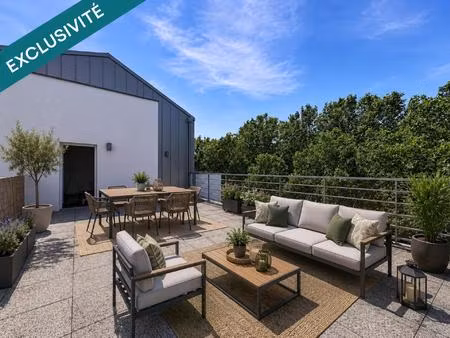 appartement de 4 pièces récent en rooftop