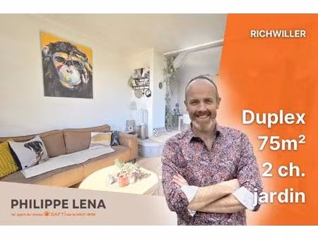 appartement duplex hyper cosy + garage et jardin !