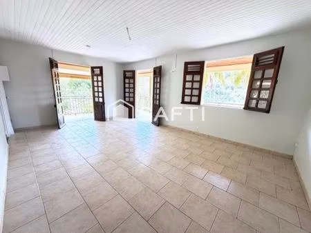 location bel appartement f4 100 m2 vue mer au carbet