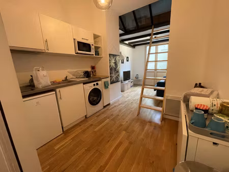 studio étudiant avec mezzanine et terrasse privative 22m²