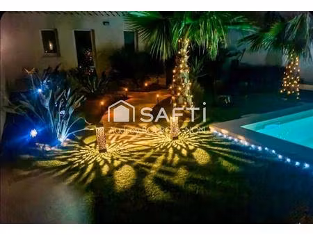 plain-pied 175m² – piscine  studio  jardin arboré