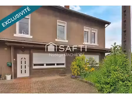 maison mitoyenne de 172 m² avec jardin et sous-sol complet – hussigny-godbrange