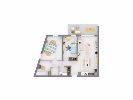 location appartement 3 pièces 68 m² à draguignan (83300)  859 €