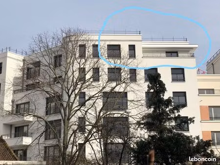 apptartement 3 chambres dans immeuble 2020 – dernier étage avec terrasse sud ouest et doub