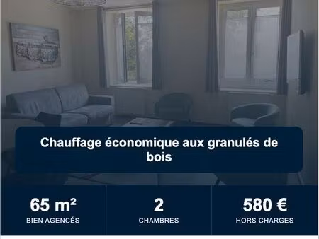 appartement t3 de caractère dans un environnement calme et verdoyant