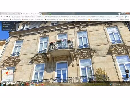 loue forbach 97a rue nationale – idéalement situé superbe 4 pièces 2/3 personnes  dans bel