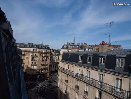 location bail mobilité studio 18è du 19 juillet au 10 septembre (possible plus court)