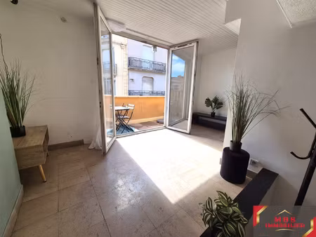 peripignan centre-ville - appartement t2 + terrasses