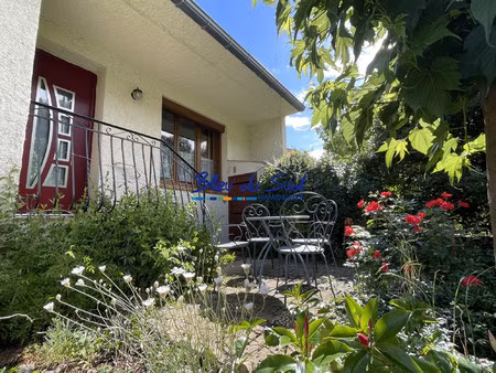 maison avec garage et jardin arboré