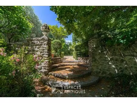 ancien corps de ferme réinventé avec piscine au pic saint-loup
