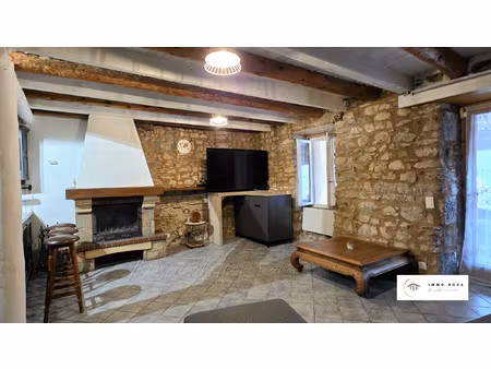 maison de village - avec terrain non attenant de 430 m2 clo