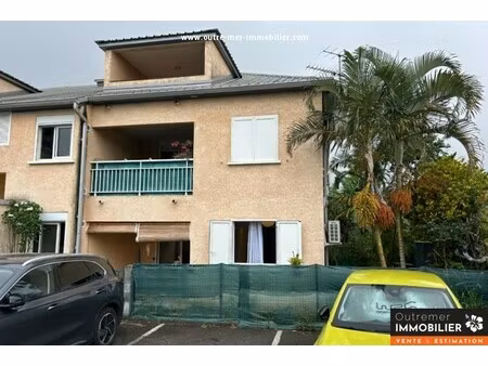 t2 tampon rdc avec varangue et jardin en l