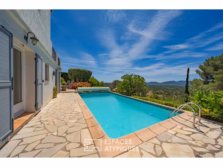 villa contemporaine vue mer et rocher  la bouverie  4 pièces  3 chambres