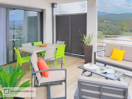 porticcio-vallons du fort-t3 meuble-65.52 m²