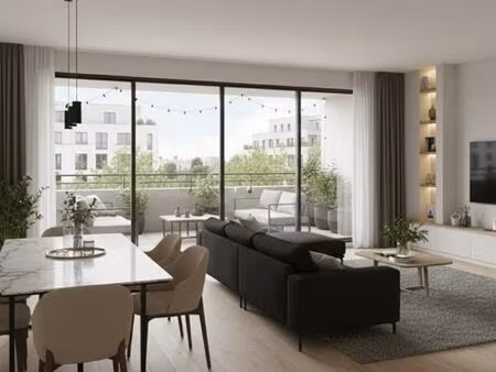 superbe 3 pièces avec double balcon – proche pont de bry