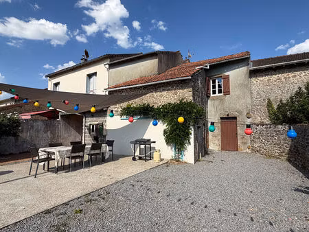 maison en pierre avec garage -105m²
