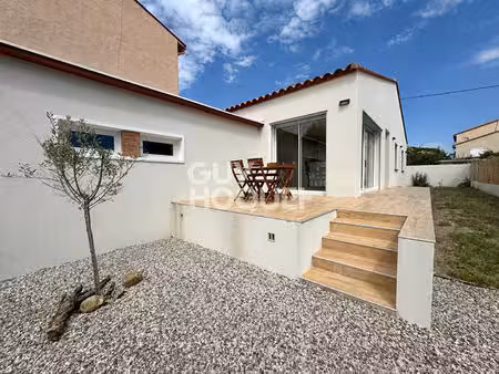 maison neuve plain pied 3 faces 90 m2 avec 3 chambres